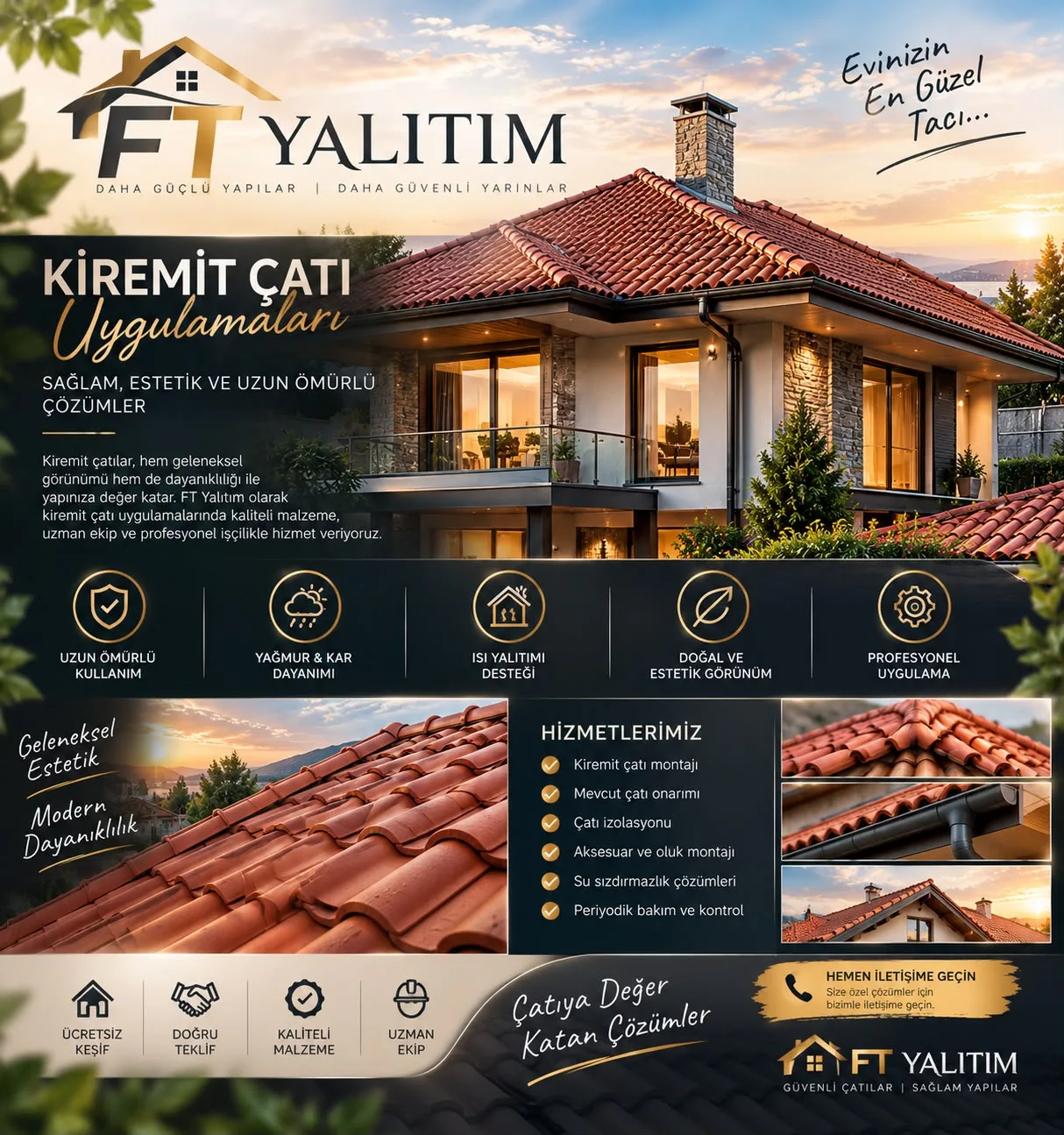 Çatı su yalıtımı